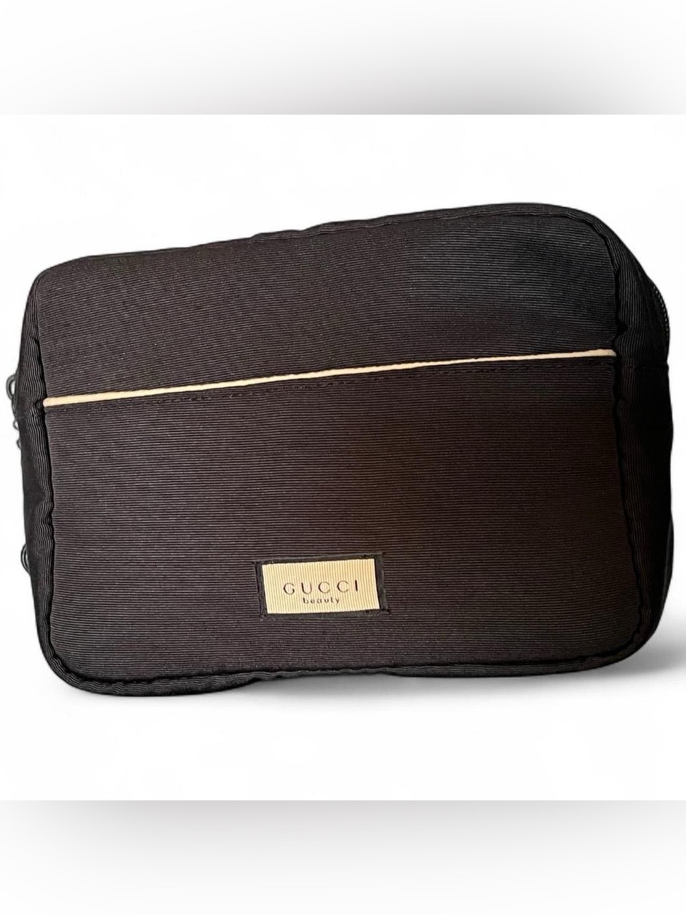 GUCCI Beauty Toiletry Pouch Cosmetic Makeup Multipurpose Zip Authentic Bag